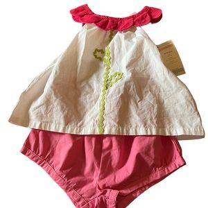 Gymboree 12-18 month Matching Petal Top And Bloomer Shorts